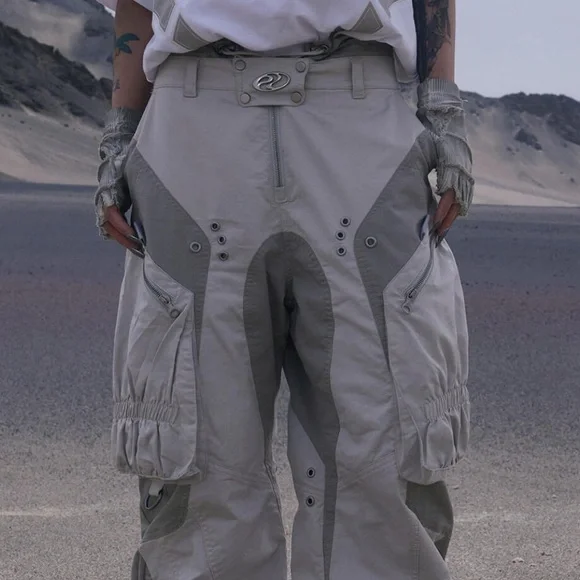 PERSONSOUL Bootcut Cargo Pants